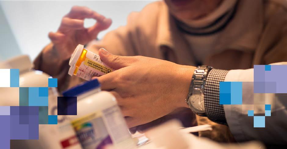 pharmacists reviewing medications
