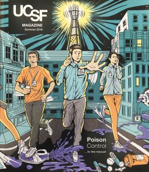 UCSF Magazine cover art