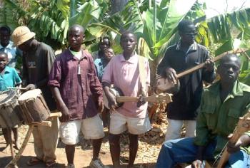 men with musical instruments