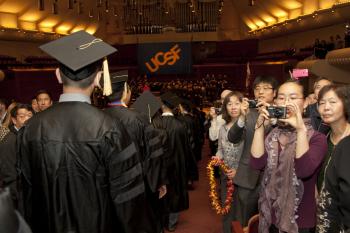 Graduates enter