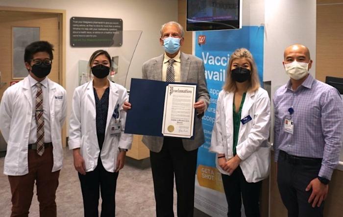 Guglielmo and PharmD students